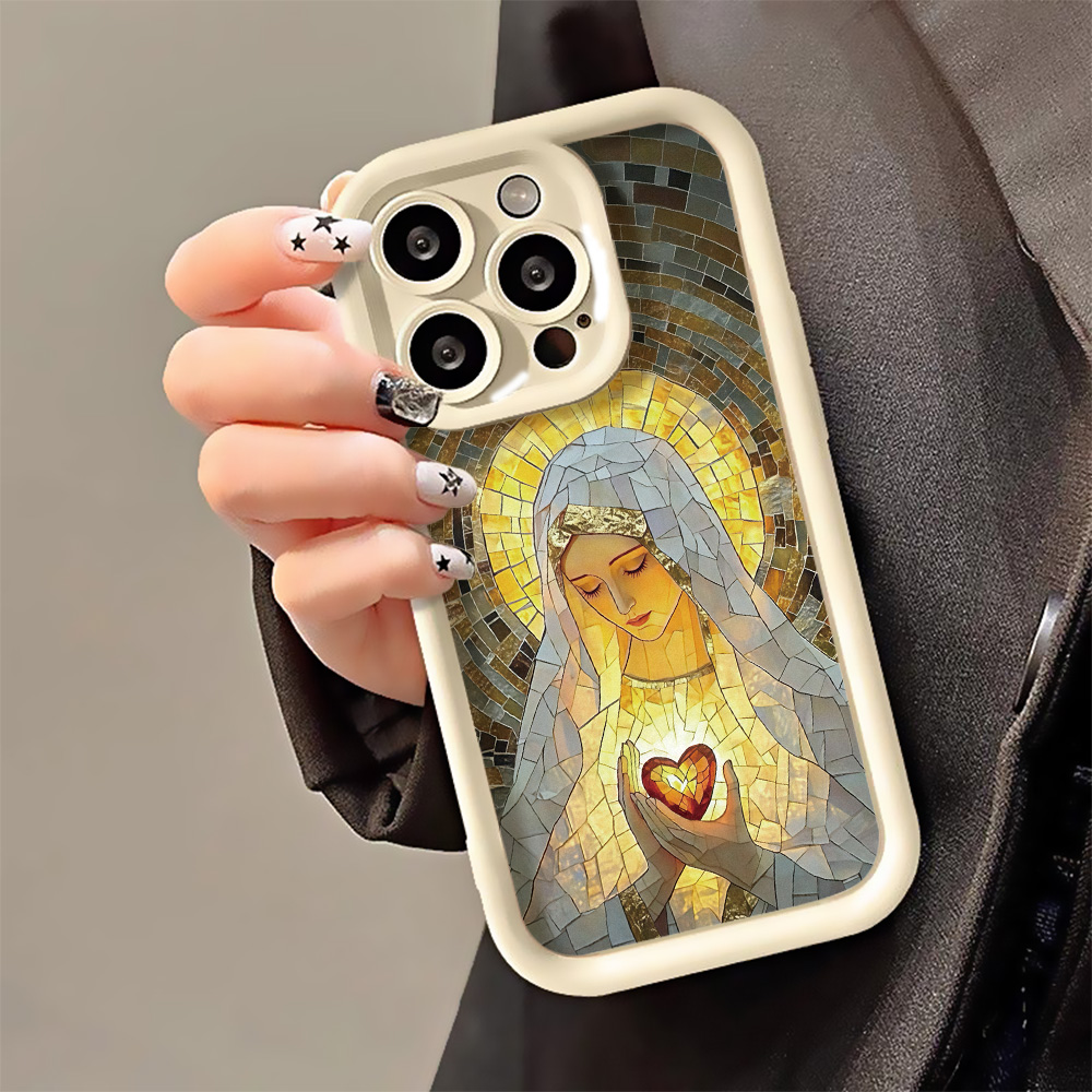 Apple Iphone 15 - Retro Church Stained Glass Style Phone
