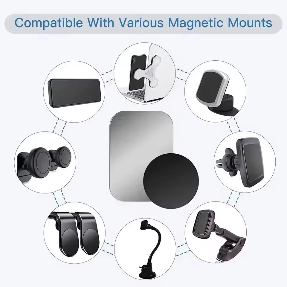 5/10pcs Magnetic Metal Plate D - Phone Accessories Holder Car ulasan dan harga