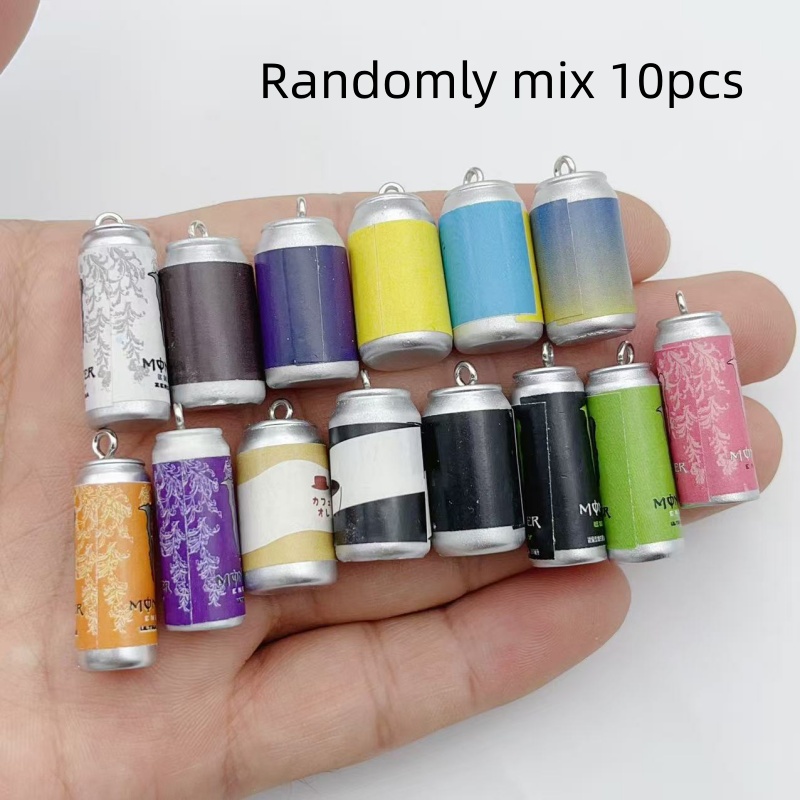 10Pcs Mini Simulation Beverage - Phone Accessories Charms ulasan dan harga