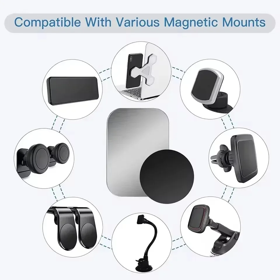 5/10pcs Magnetic Metal Plate D - Phone Accessories Holder Car ulasan dan harga