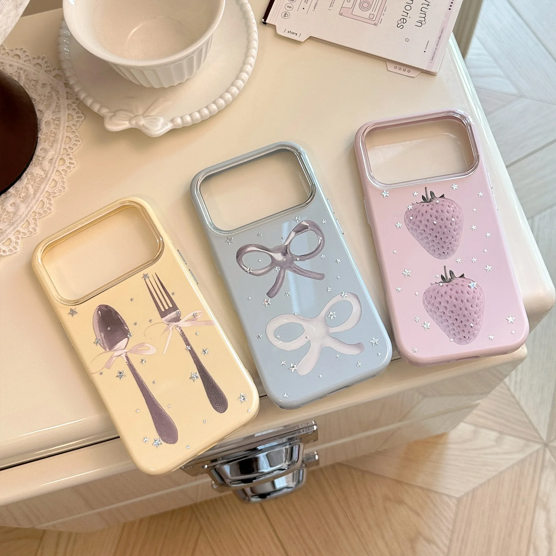 Luxury Candy Colors Sliver Sta - Apple Iphone 15 ulasan dan harga