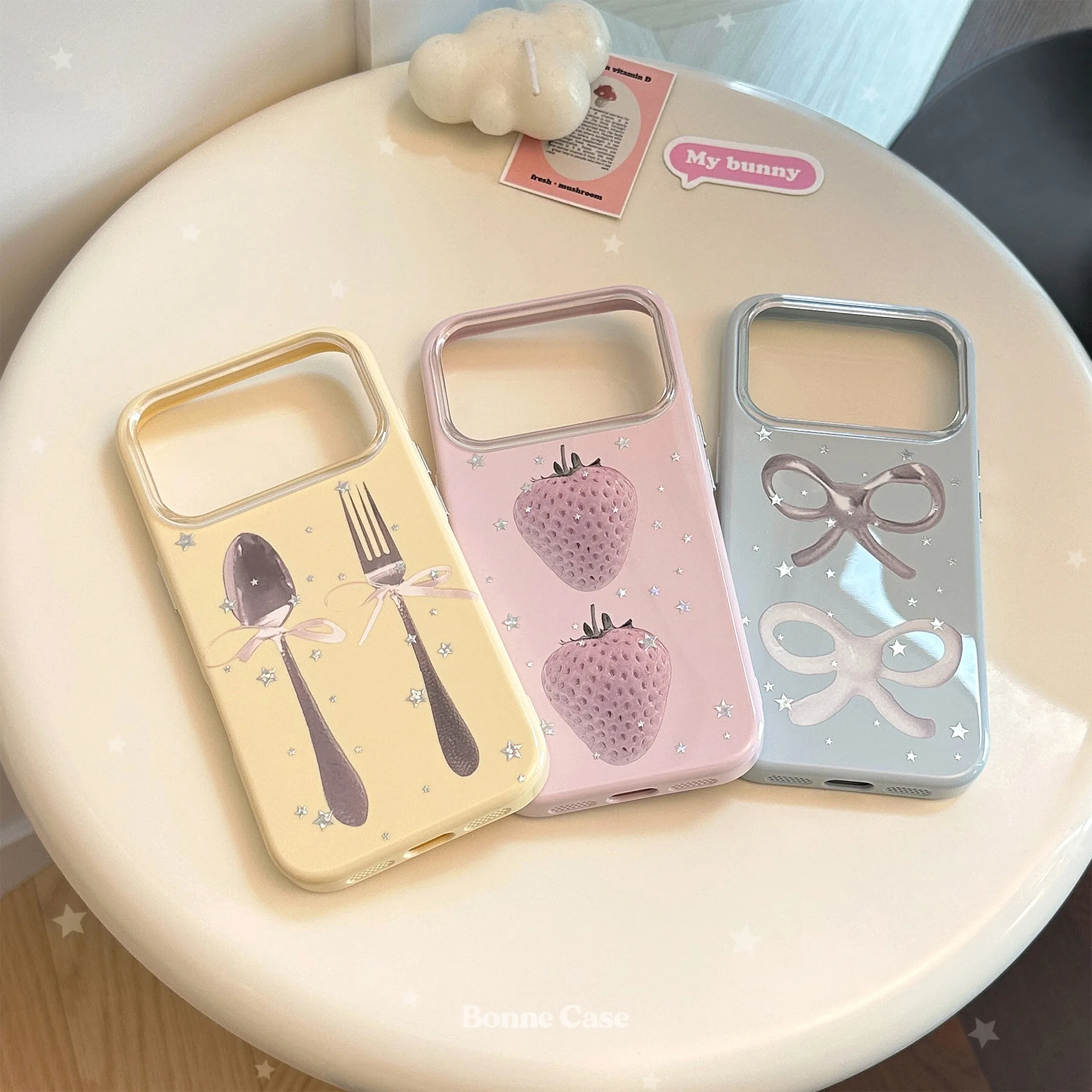 Luxury Candy Colors Sliver Sta - Apple Iphone 15 ulasan dan harga