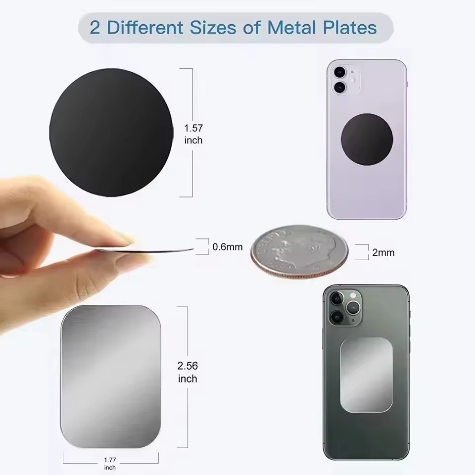 Metal Plate Disk For Magnetic  - Phone Accessories Holder Car ulasan dan harga